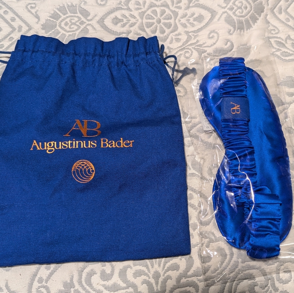 Augustinus Bader Eye silk  sleep Mask and bag